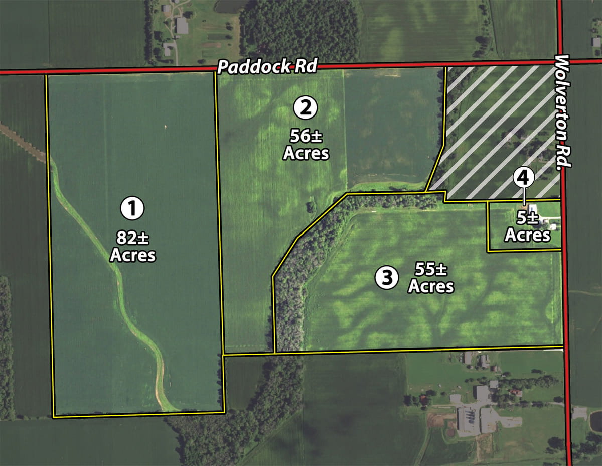 REAL ESTATE AUCTION PRIME OHIO FARM AUCTION 198+/ ACRES IN 4